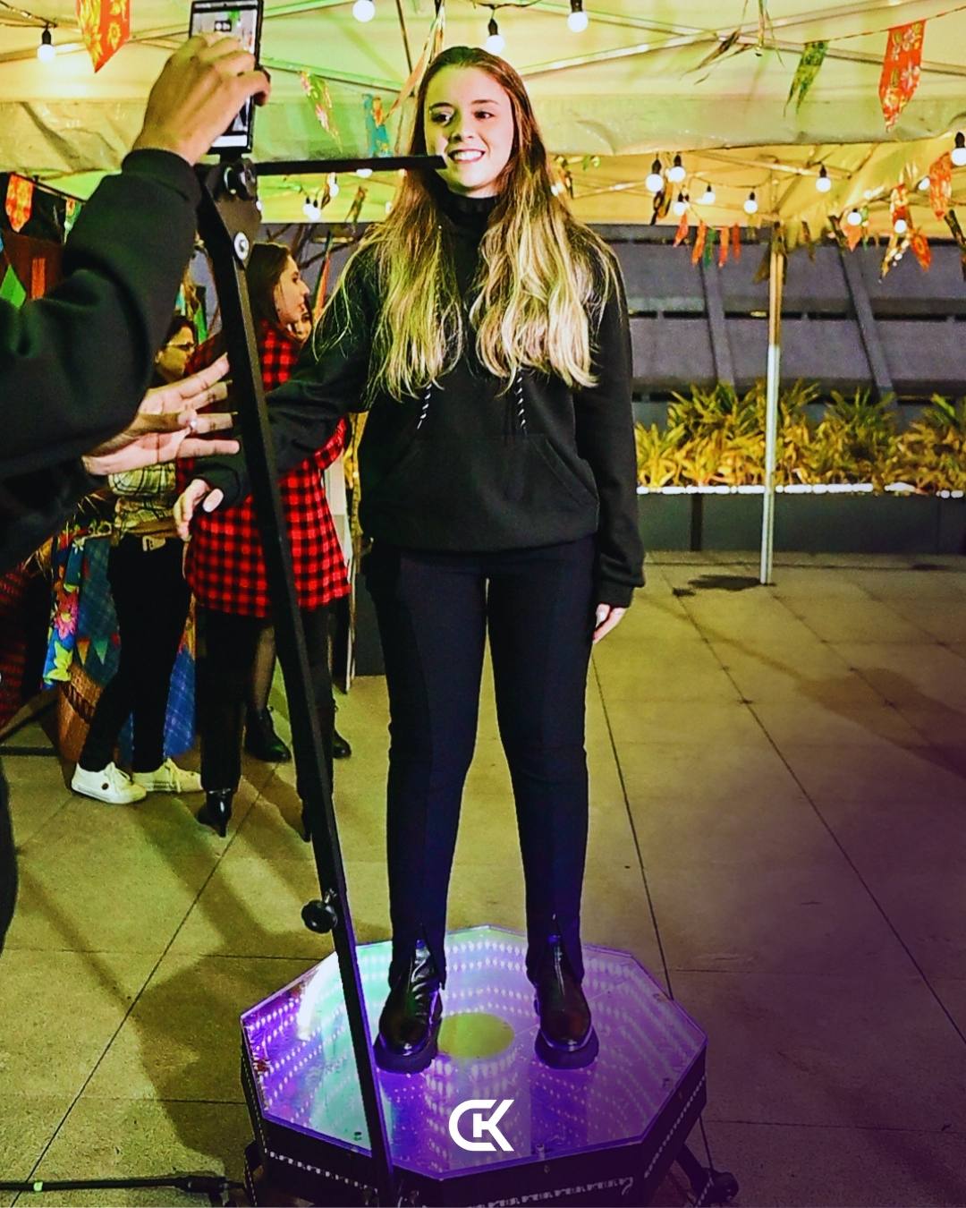 Plataforma 360 em evento corporativo