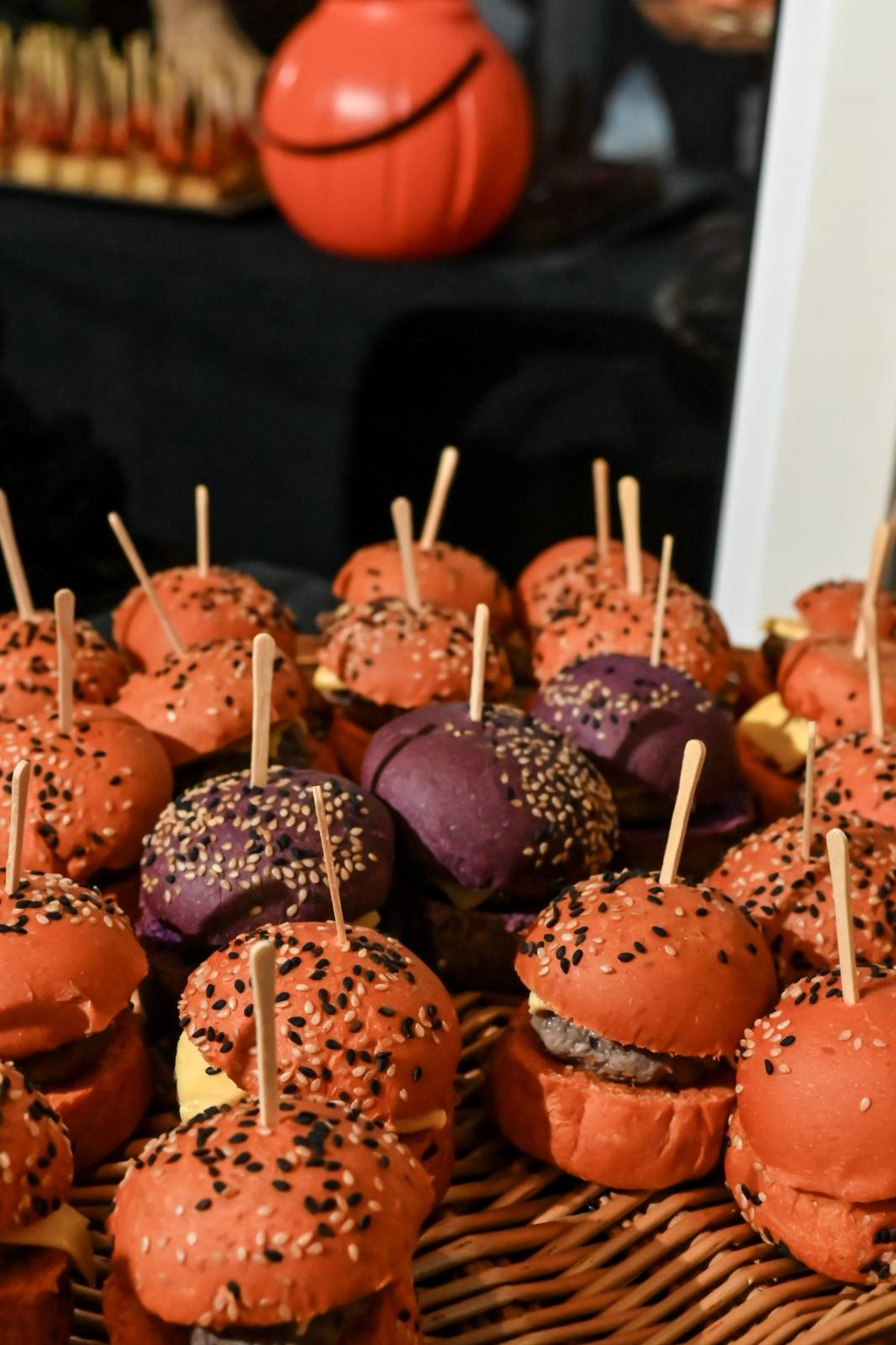 Finger food servido no evento